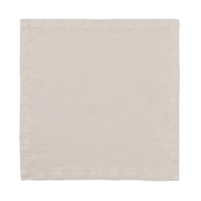 Serviette Leinen natur 42x42cm – Tischwäsche und Zubehör mieten bei Unique Event Rental Hamburg
