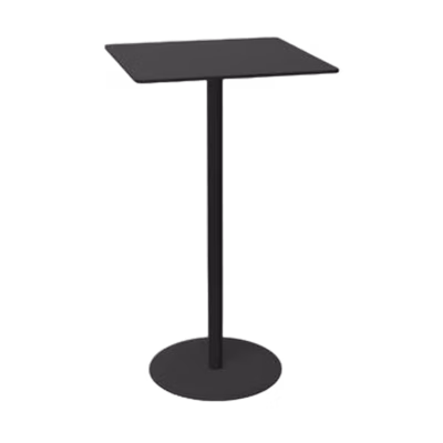 Stehtisch Brio schwarz 60/60 – Stehtische & Zubehör mieten bei Unique Event Rental Hamburg