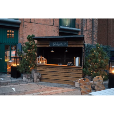 Hütte Bari in innen schwarz mieten bei Unique Event Rental Hamburg