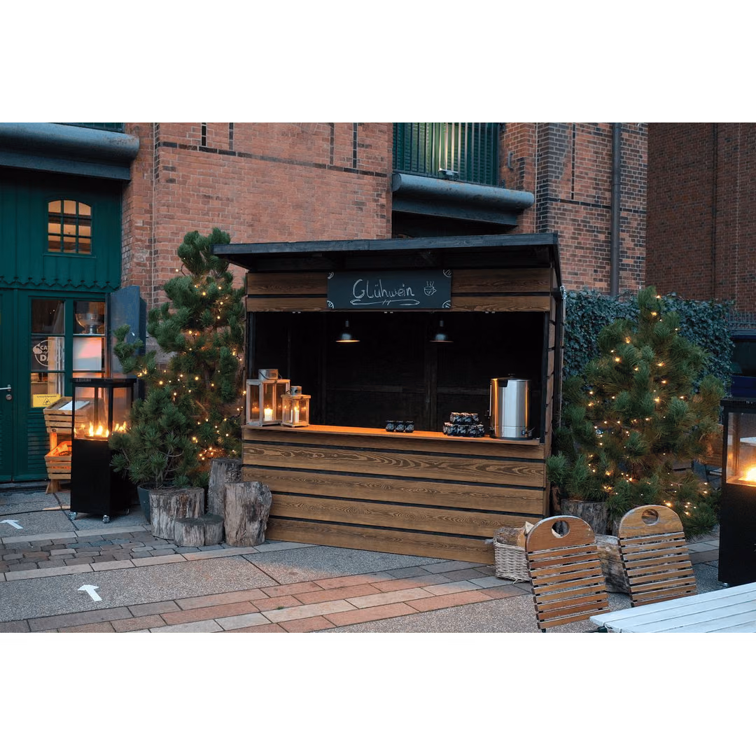 Hütte Bari in innen schwarz mieten bei Unique Event Rental Hamburg