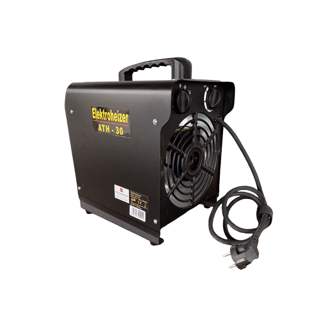 Elektroheizer 3KW in schwarz – Heizungen & Klimageräte mieten bei Unique Event Rental Hamburg