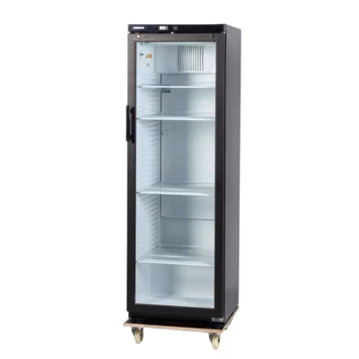 Flaschenkühlschrank schwarz – Küchenequipment mieten bei Unique Event Rental Hamburg