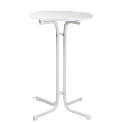 Stehtisch Standard 70 cm in weiß – Stehtische & Zubehör mieten bei Unique Event Rental Hamburg