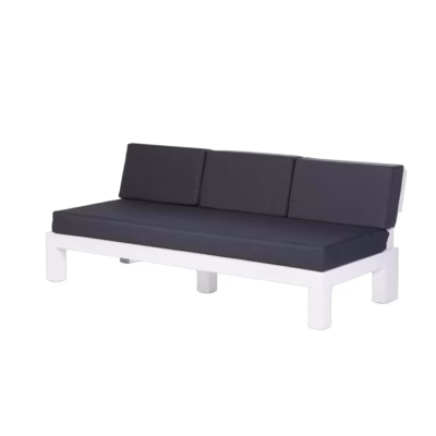 Valencia Sofa 3-Sitzer in Polster graphitgrau – Sofas mieten bei Unique Event Rental Hamburg