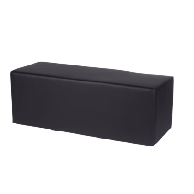 Cosmo Bank schwarz – Hocker, Poufs mieten bei Unique Event Rental Hamburg