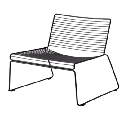 Loungesessel HEE schwarz mieten bei Unique Event Rental Hamburg
