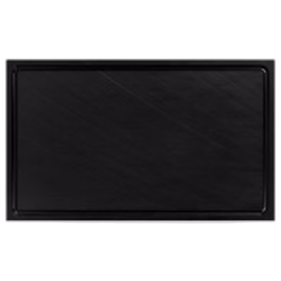 Schneidebrett 50 x 30 cm in schwarz, Kunststoff – Küchenzubehör mieten bei Unique Event Rental Hamburg
