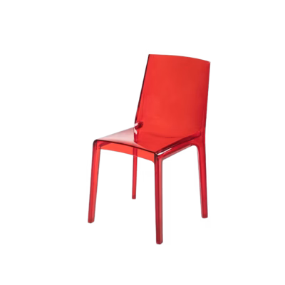 Stuhl Dakota red in Hochglanz – Stühle / Bänke / Zubehör mieten bei Unique Event Rental Hamburg