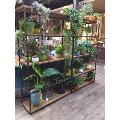 Foodregal Bari Steel / Green Wall mieten bei Unique Event Rental Hamburg