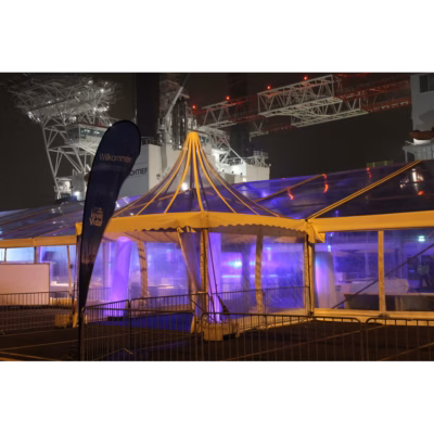 Pagodenzelt transparent – Pagodenzelte mieten bei Unique Event Rental Hamburg