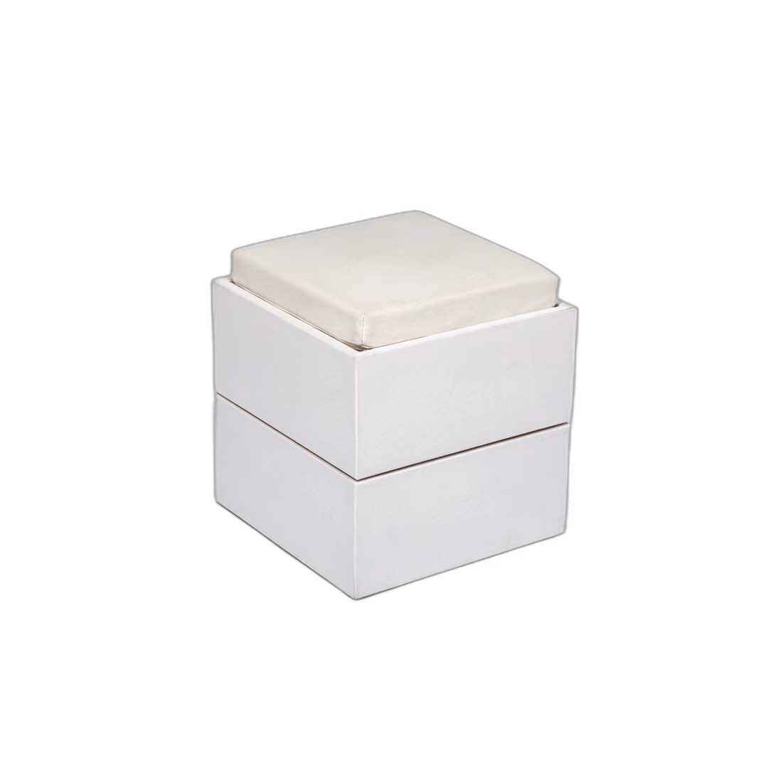 Sylt WHITE Hocker mieten bei Unique Event Rental Hamburg