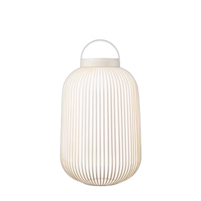 LED-Loungelaterne Miami silk-grey 49cm in Eisen / Aluminium – Lampen mieten bei Unique Event Rental Hamburg