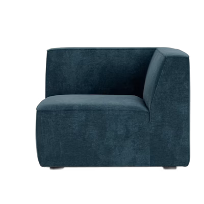 Sofamodul Soho rechts in Blaugrün – Sofas mieten bei Unique Event Rental Hamburg