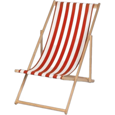 Liegestuhl rot/weiß – Frühling / Sommer mieten bei Unique Event Rental Hamburg