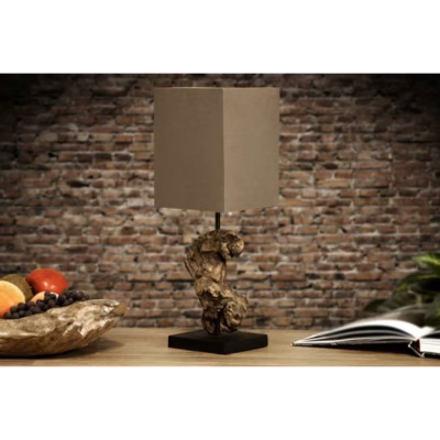 Tischlampe „Wood“ – Lampen mieten bei Unique Event Rental Hamburg